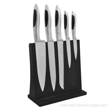 6-piece S/S Knife set with acrylic block and competitive price